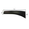 Elargisseur D'Aileron Ardt - Version Plastique Noir + Trou