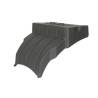 Aile Chassis Arr/Arr Gh/Dt - Version plastique Gris / Noir