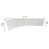 Elargisseur D'Aileron Argh - Plastique Blanc RAL9147