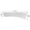 Elargisseur D'Aileron Ardt - Plastique Blanc RAL9147