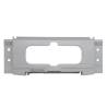 Elément Central Pare Choc Av - Version Plastique Gris