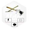 Lève Vitre Elec Gh Avec Moteur - Version 2 Pins Sans Confort