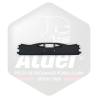 Pare Choc Central Avant - Version Plastique Gris/Noir