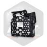 Support Marche Pied Avdt - Version Plastique Noir