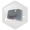 Coin De Pare Choc Avgh - Version Metallique Noir