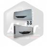 Calandre Equipée A peindre - Grille+Charniere+Support Verin