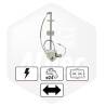 Leve Vitre Elec + Moteur Dt/Gh - Version 2 Pins Sans Confort