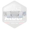 Pare Choc Avant Avec Grilles - Version Peint En Blanc