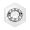 Enjoliveur De Roue 22.5 - Acier Gris Mat Ouvert