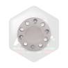 Enjoliveur De Roue 22.5 - Plastique Gris Plein