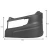 Coin De Pare Choc Avgh - Version Plastique Gris / Noir