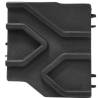 Cache Grille Superieur gh - Version Plastique Gris / Noir