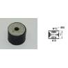 Plot De Suspension Caoutchouc - Diam Ext 50mm Ep40mm M10